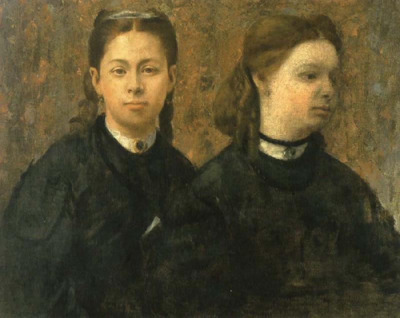 Edgar Degas Elena and Camila Montejasi-Cicerale oil painting image